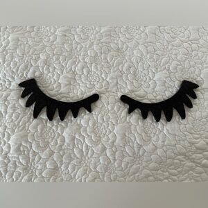 Black sparkly eyelash Wall Decor from Hobby Lobby